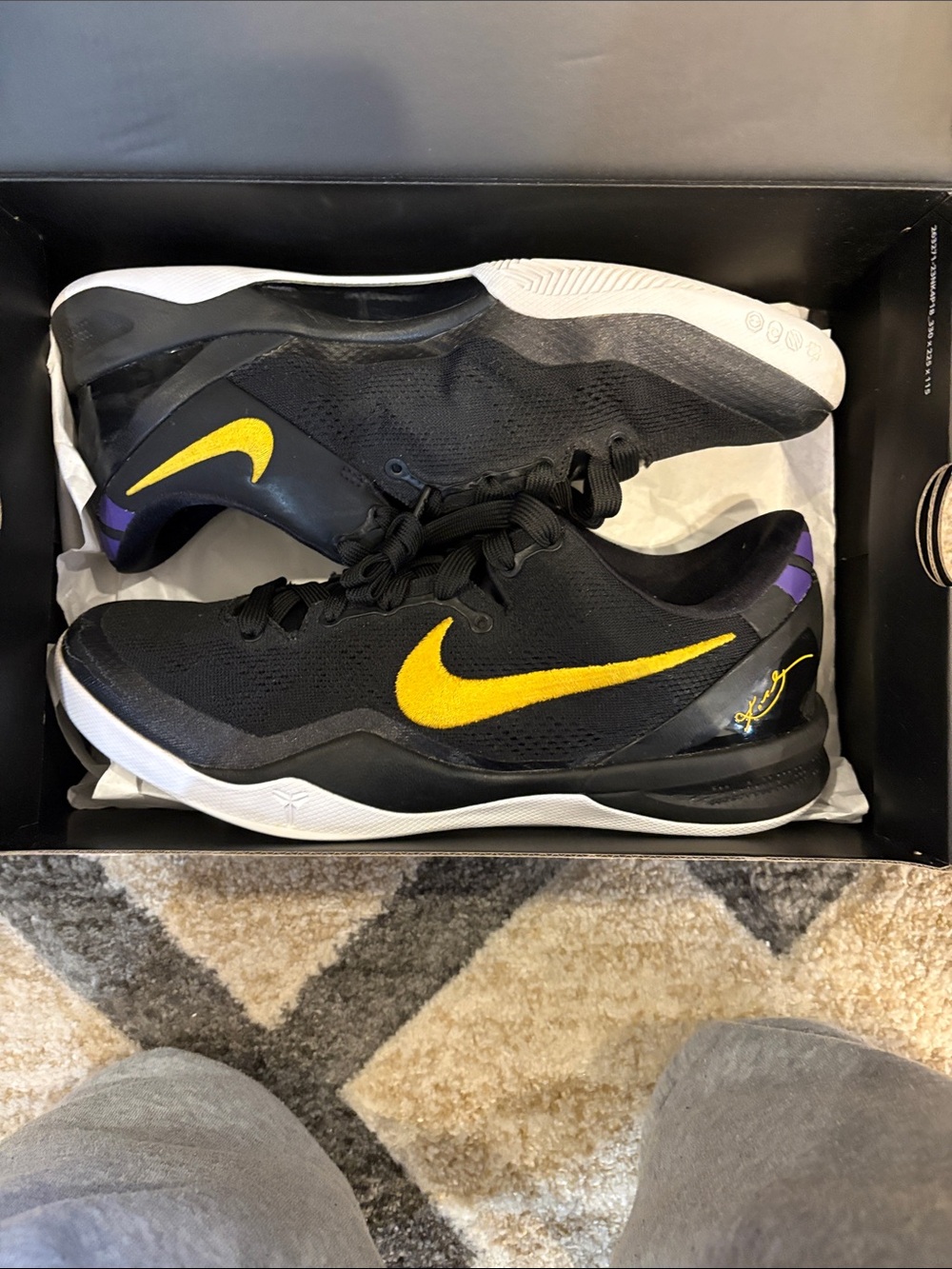 Kobe 8 Protro “away”